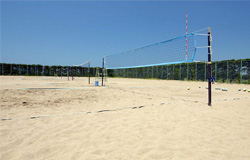 ビーチバレー場