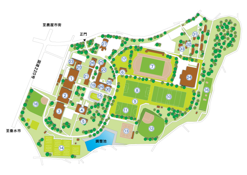 鹿屋体育大学 白水団地(メインキャンパス)8