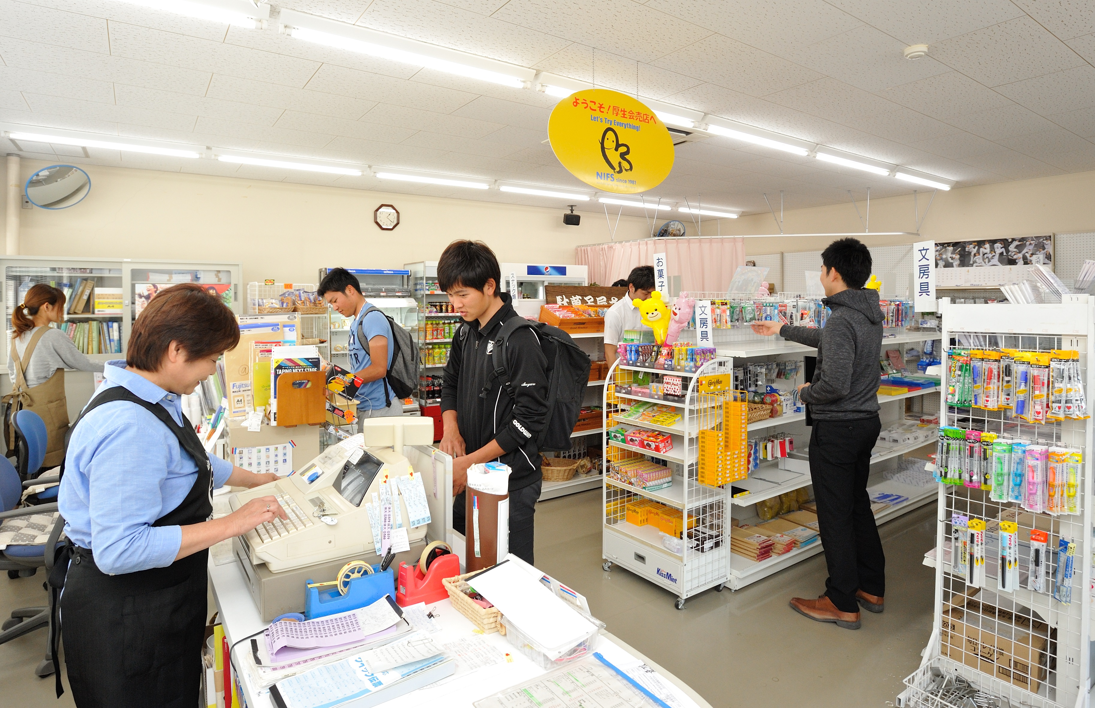 売店の店内の写真